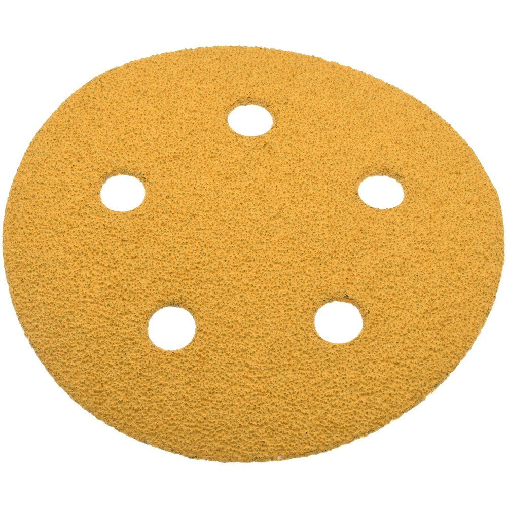 Hook & Loop Disc: 5" Dia, 40 Grit, Coated, Aluminum Oxide box of 50