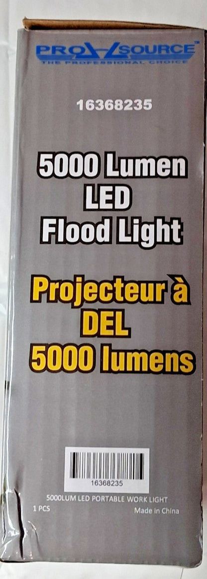 Pro-Source LED Portable Work Light 5000 Lumens 52W 5' Cord LWLP5000A-PRO