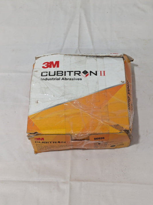 3M 5" Dia PSA Disc: 80 Grit, Premium Ceramic Alumina Qty 50 7100044453