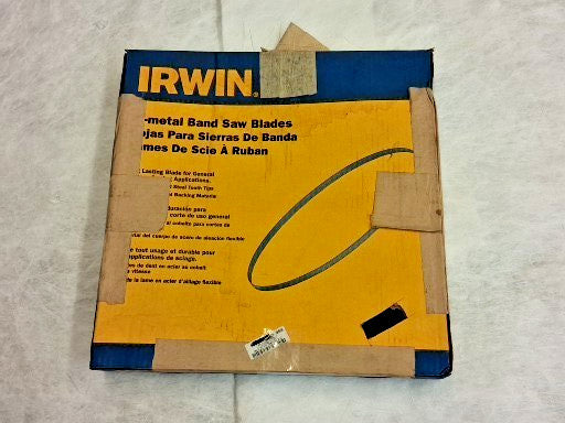Irwin Blades Welded Bandsaw Blade 11ft L x 1" W x 6 to 10 TPI 87723IBB113355