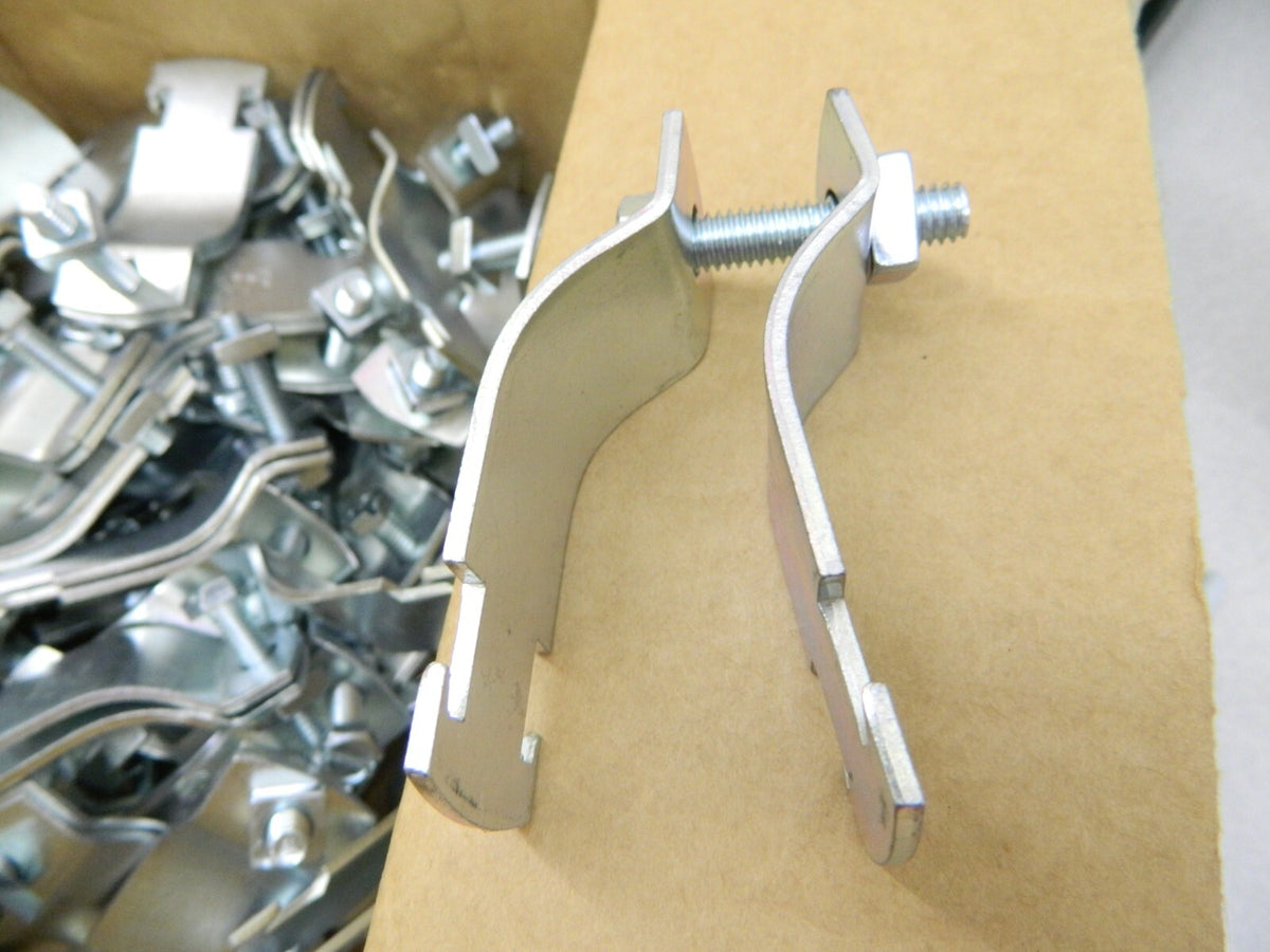 Thomas &amp; Betts Steel Electro Galvanized Pipe Clamps Aprrox. 50 703 1 1/2 EG