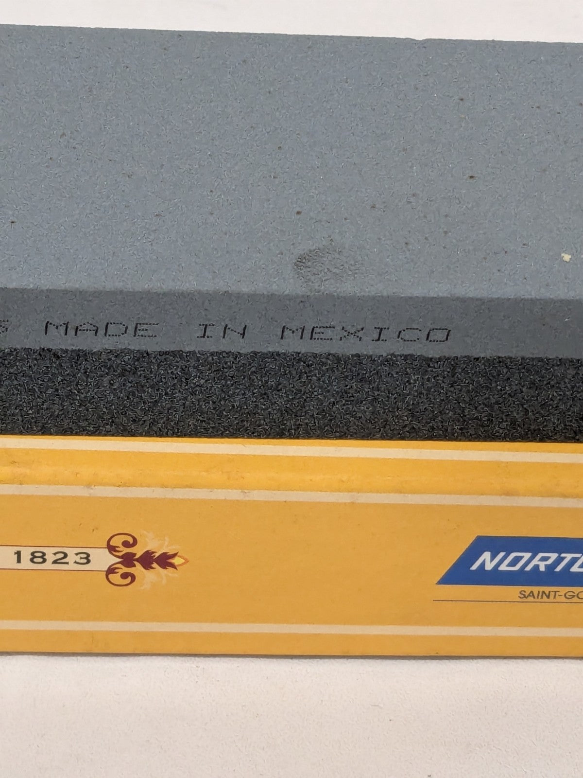 Norton Sharpening Stone: 1'' Thick, Rectangle Gray 1" X 2" X 8" 61463685455