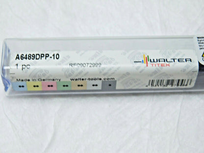 Walter-Titex Carbide Jobber Drill Coolant Through 10mm 140° A6489DPP-10 5834613