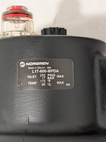 Norgren 250 psi 3/4 in PTF Air Line Lubricator L17-600-MPDA