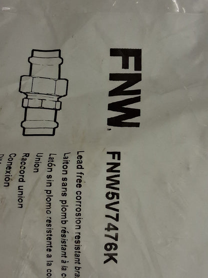 FNW Copper Press Brass Union 2" 5V74761010