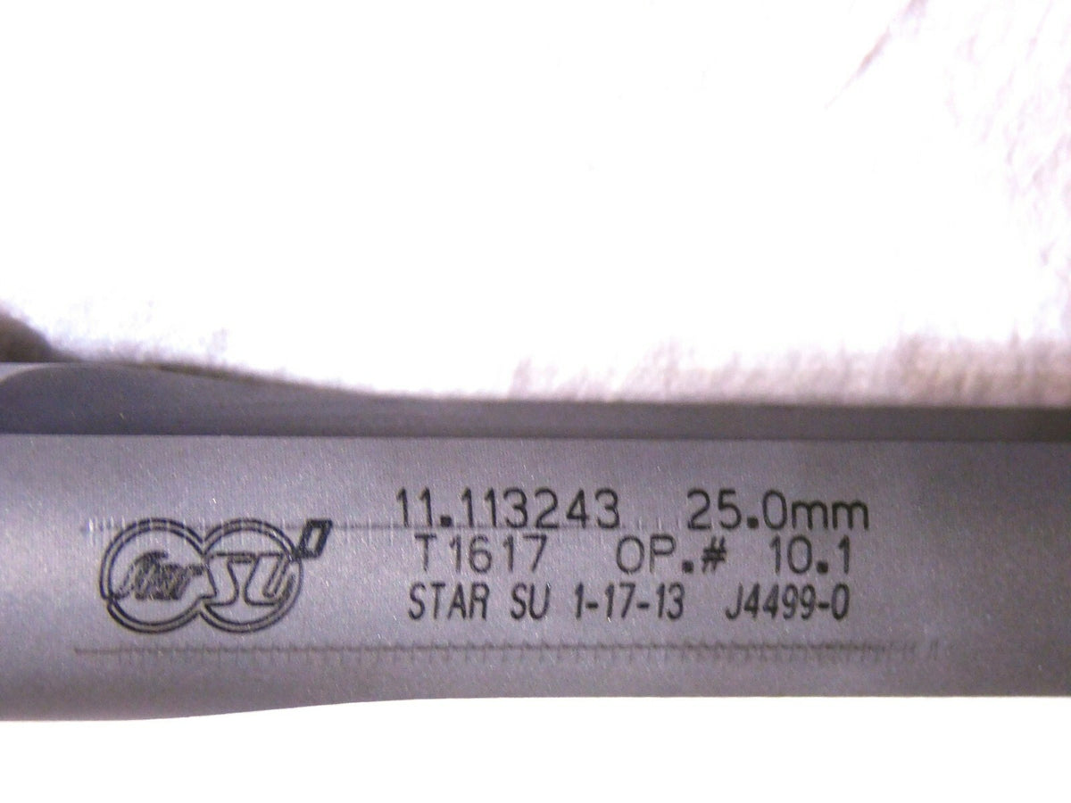 Star-Su Carbide Tipped Steel Gundrill 25.000mm x 24OAL 2-Fl 2-Hole J449-0 USA