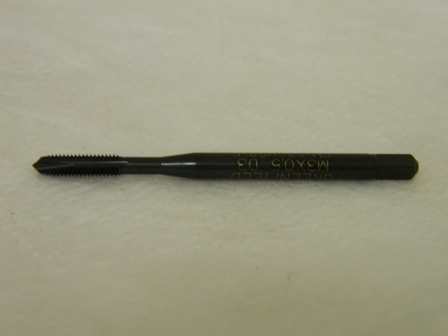 Widia GTD M3 x 0.50mm D3 EMSS 3FL HSS Oxide Coating Spiral Flute Tap QTY 6 72615