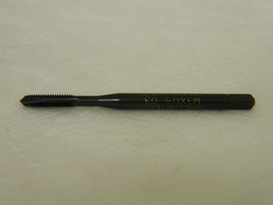 Widia GTD M3 x 0.50mm D3 EMSS 3FL HSS Oxide Coating Spiral Flute Tap QTY 6 72615