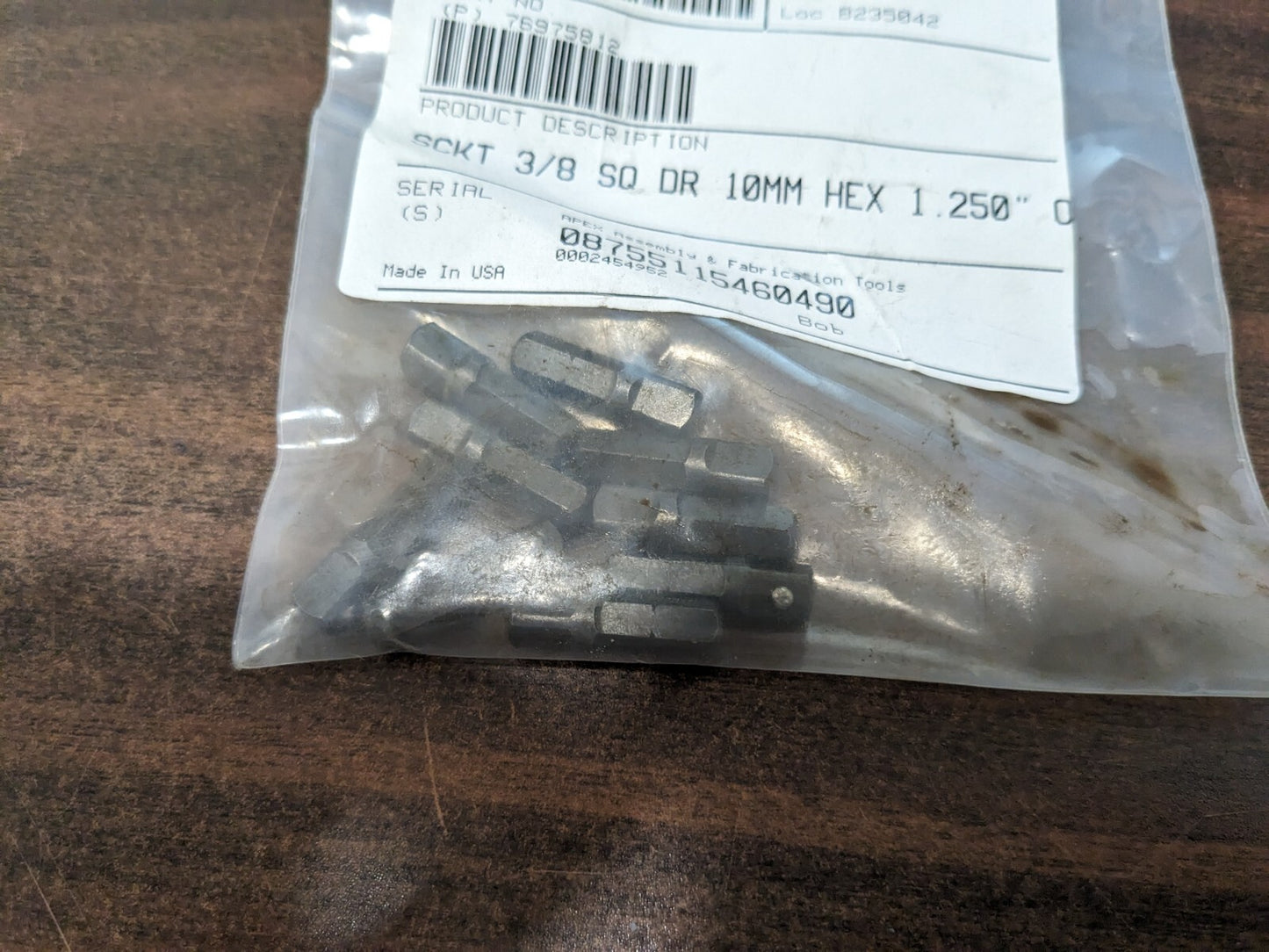 APEX Impact Socket: 3/8″ Drive, Square Drive 9pk 10MM13