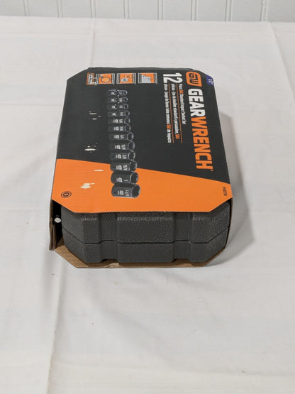 GEARWRENCH 12 Piece Socket Set: Standard & Impact, 1/2" Drive 84931N