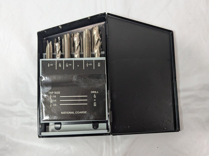 Interstate 18 Piece Tap & Drill Set HSS 04489951