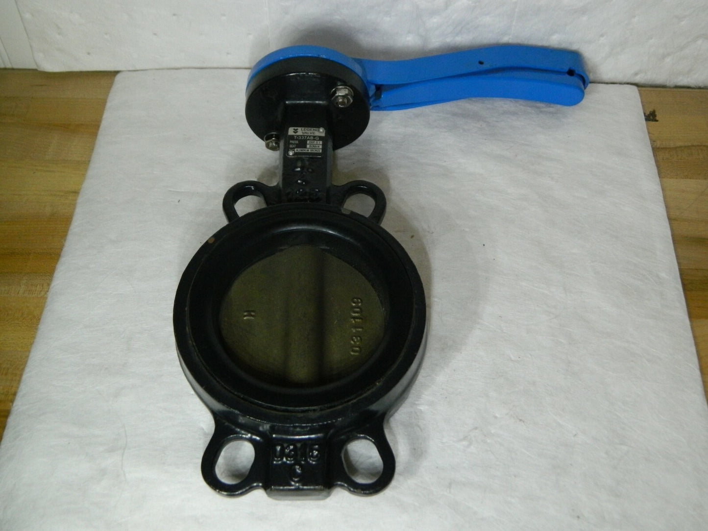 Legend Valve 4" Pipe Wafer Butterfly Valve With 10 Position Lever Handle 11