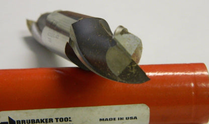 Brubaker Tool Double End Mill 13/16" Dia. x 1-9/16" LOC 2FL HSS 72250