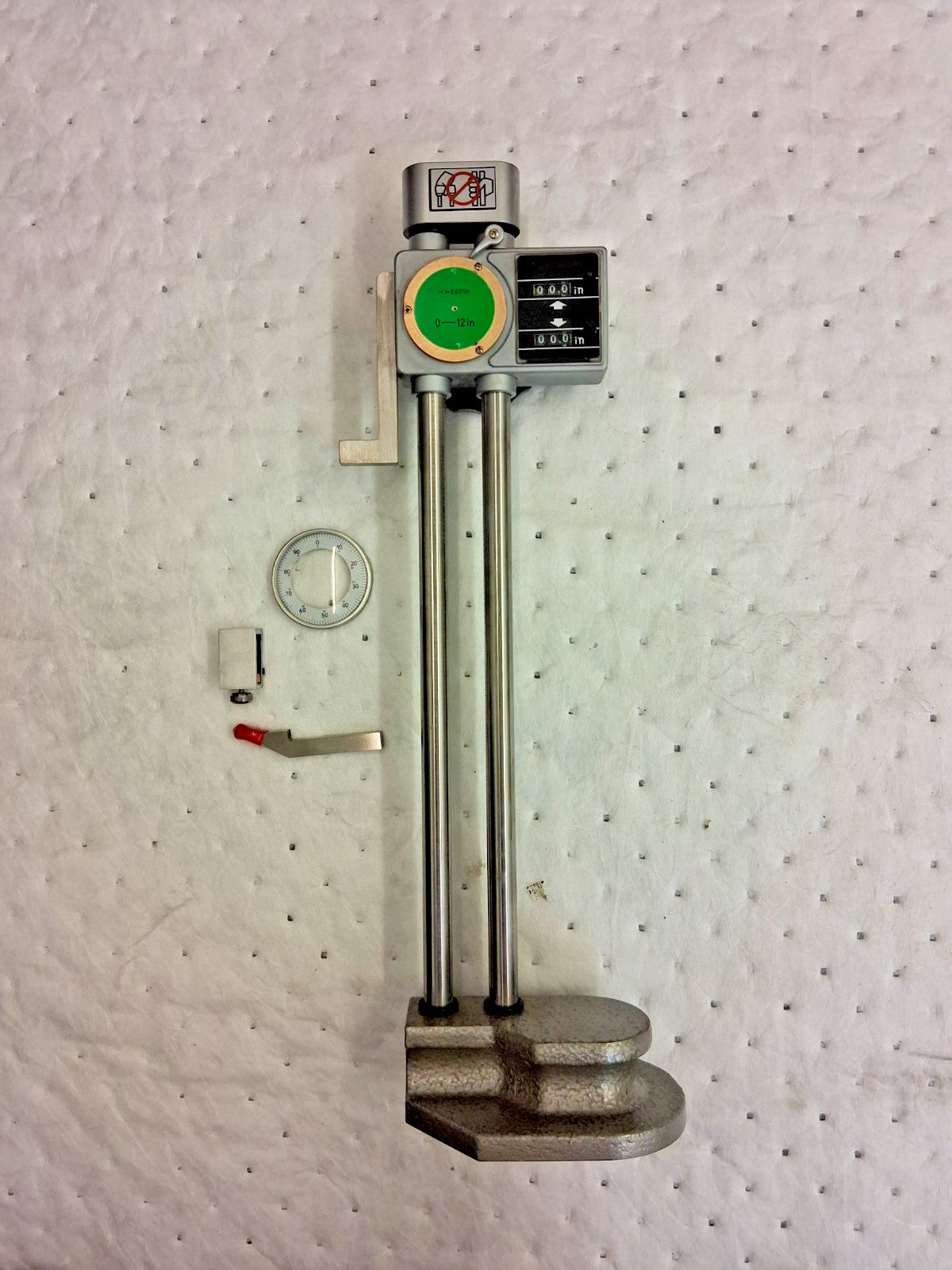 Pro 12" Dial Height Gage FOR PARTS/REPAIR 621-8412