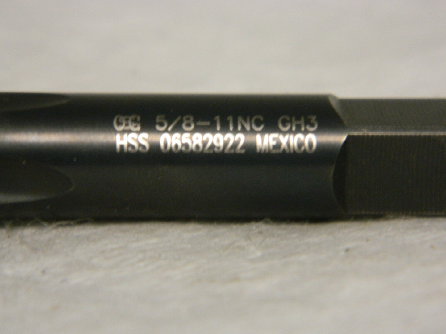 OSG HSS Straight Flute Standard Hand Tap 5/8-11 NC H3 4-FL 1123701