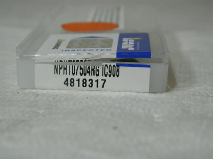 Iscar NPHT07504RG IC908 Carbide Drilling Insert Qty 4 4818317