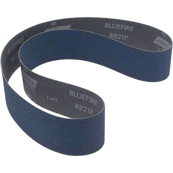 NORTON 5pk of Abrasive Belts 2-1/2"Wide 48"OAL 80Grit ZirconiaAlumina78072727211