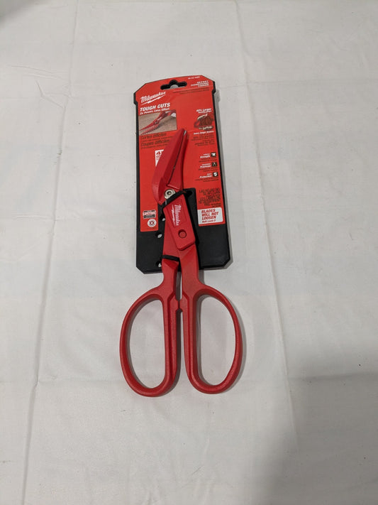 Milwaukee Tool Tinner's Snips: 11" OAL, 3" LOC, Steel Blades 48-22-4005