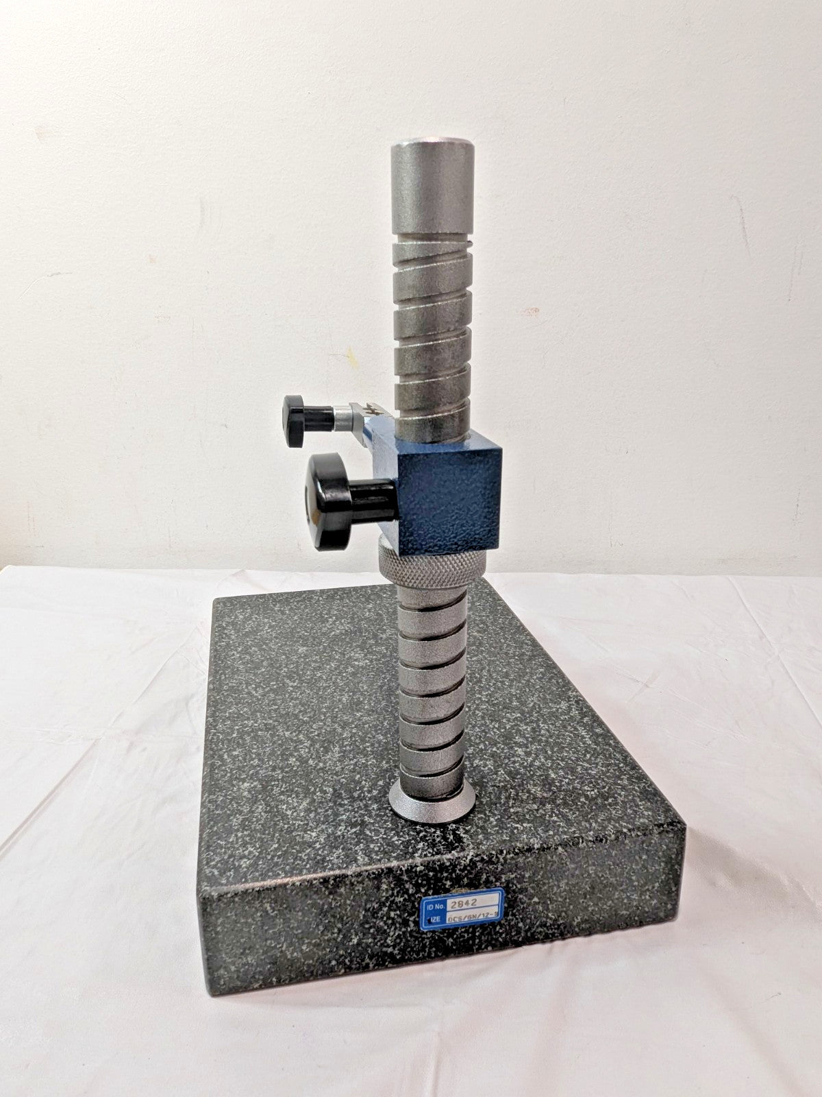 SPI Granite Base Comparator Gage Stand w/10" Post 12" x 8" x 2&qu