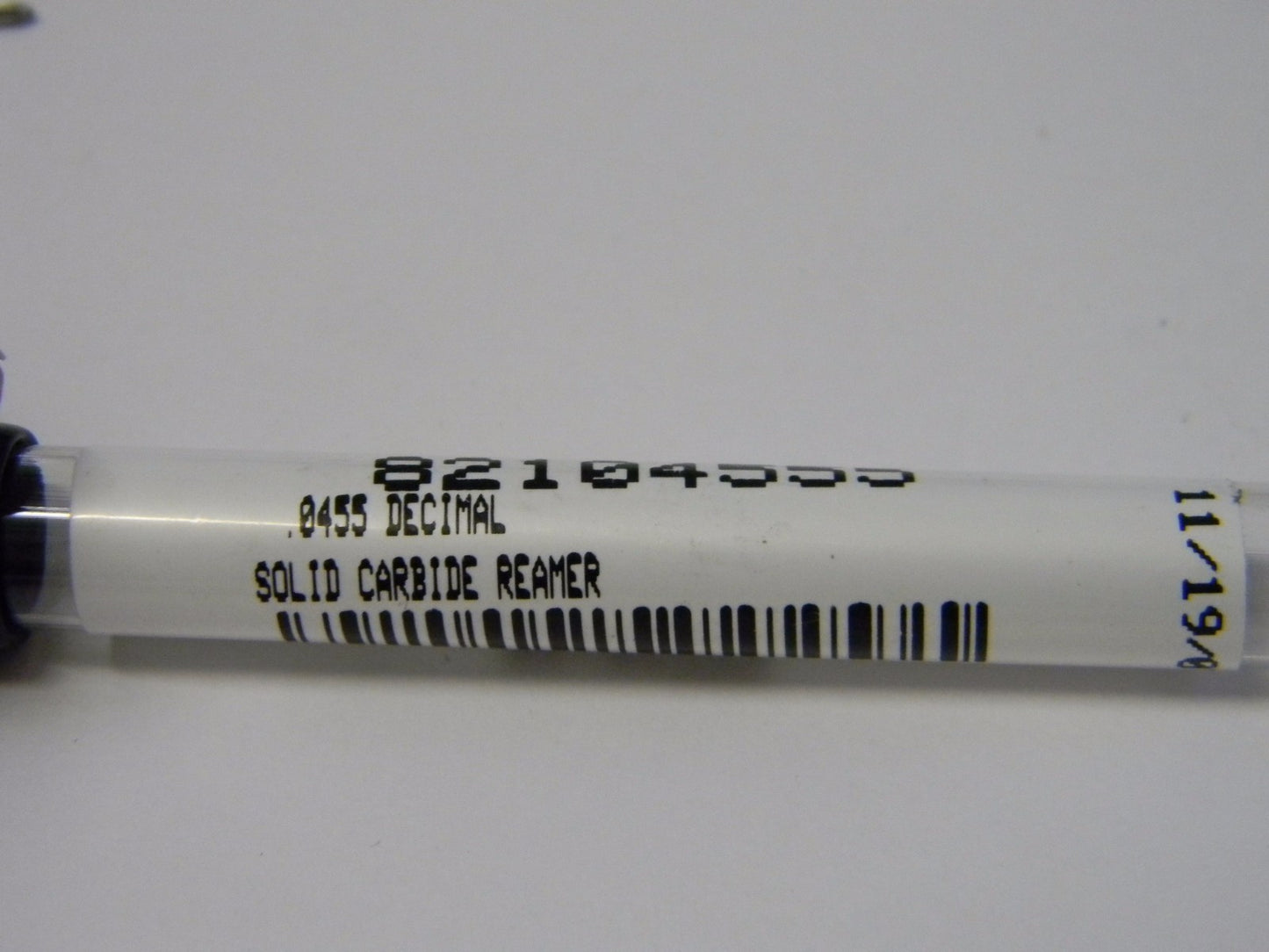Solid Carbide Reamers  .0455" x 3/8" x 1-1/2" 4Flute QTY 5 82104555