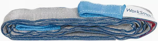 WorkSmart Twisted Eye Type 4 Web Sling 2" x 10' Long Polyester  WS-MH-SLNG1-351