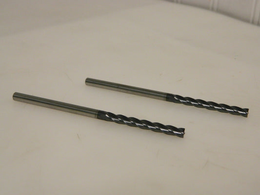 Iscar Solid Carbide Square End Mill 4 Flute 30° Helix Qty 2 5651180
