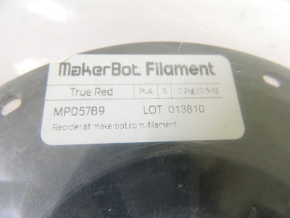 MakerBot 3D Printing Filament ABS True Green &amp; Red Spools 1.75mm 0.5 kg Each