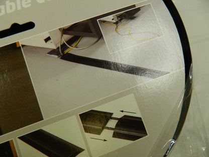 D-LINE PVC Floor Cable and Wiring Cover: Polyvinylchloride, 1 Channel US/FC83B