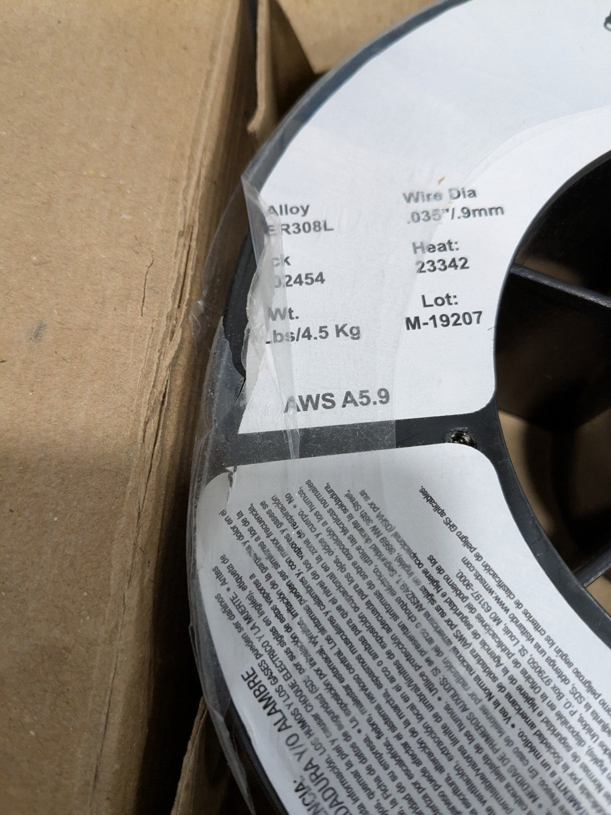 Welder's Choice MIG Welding Wire: ER308L, 0.0350" Dia, Stainless Steel 59802454