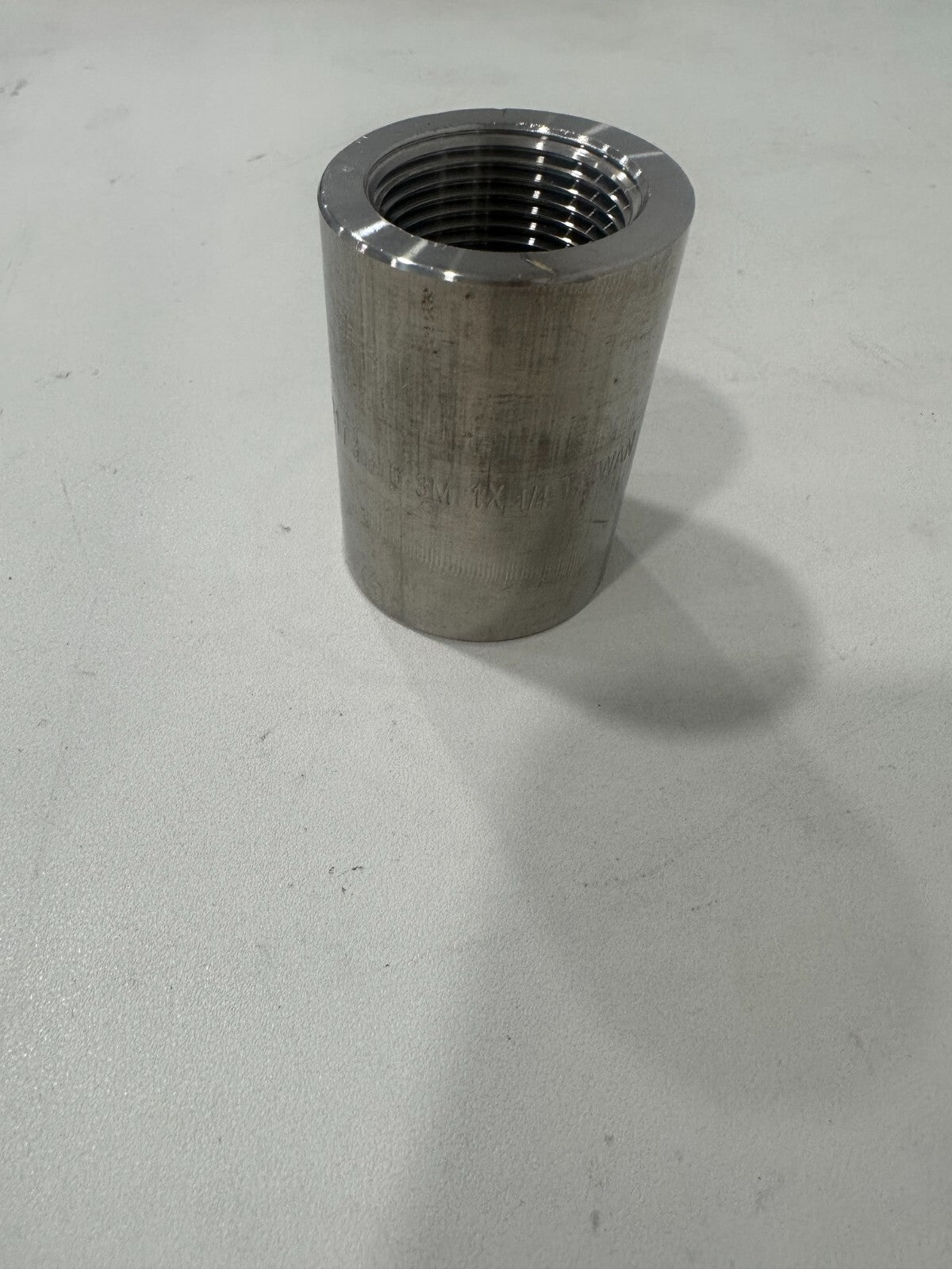 MERIT BRASS Pipe Reducer: 1 x 1/4" Fitting, 316&316L Stainless Steel 3612D-1604