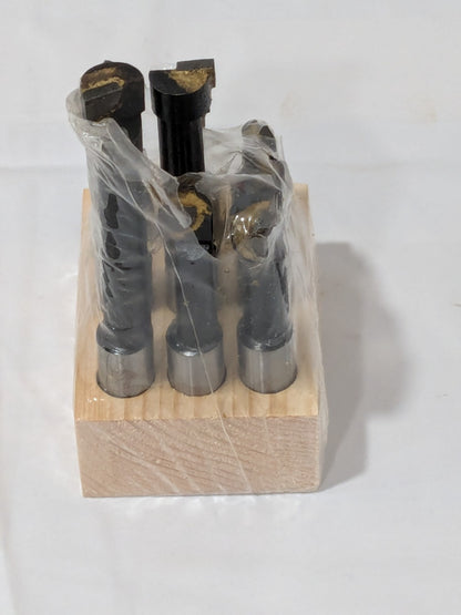 9 Pc Boring Bar Set 5/16 to 9/16" Min Diam, 2-1/4 to 4-1/2" OAL 375-1206
