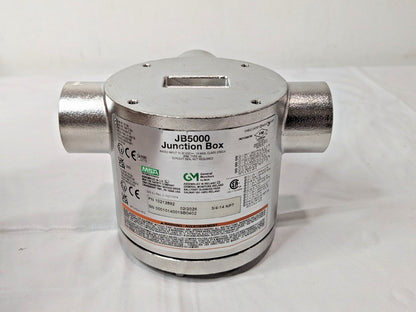 MSA JB5000 Junction Box Conduit Entry Type 3/4"-14 NPT 316 SS 10213892
