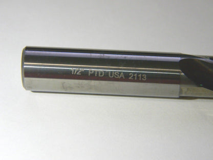 Precision D33F 1/2" x 3" x 4-3/4" 118° Carbide Jobber Length Dril
