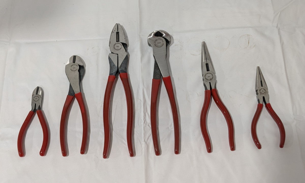 Proto Tools Plier Set - Cutting, 6 Pieces J201GS