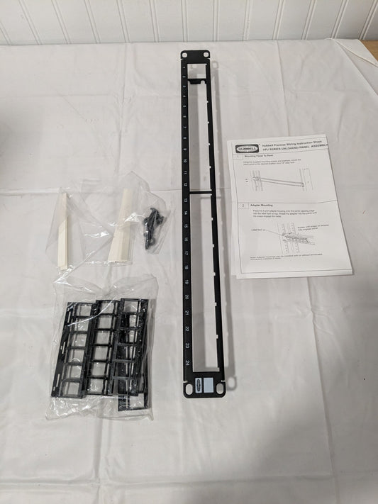 Hubbell Udx-series Shielded Patch Panel 24 Port 1 Rack Units 1.75in. H HPJ24