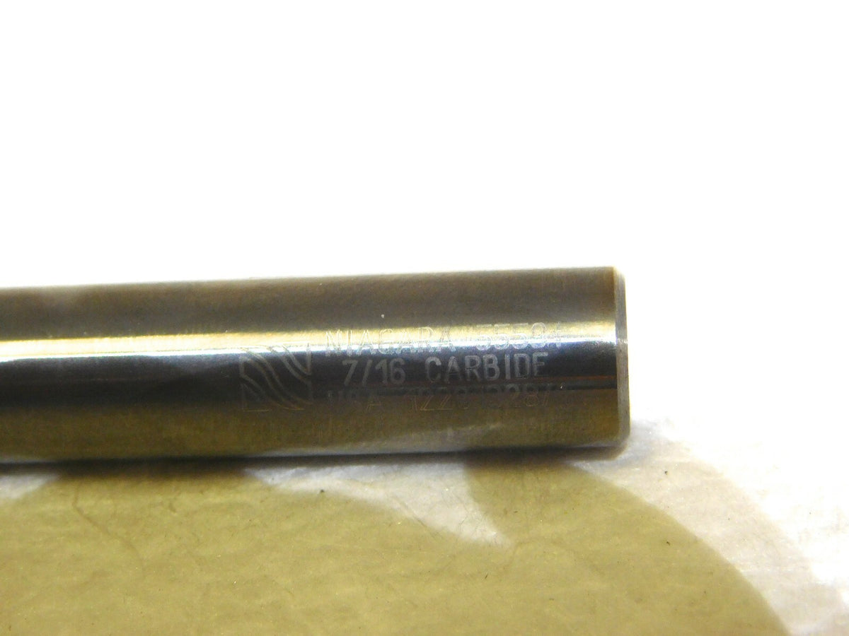 Niagara Cutter Carbide Ball End Mill 7/16 Dia 7/16 Shank RH 30º 4 OAL N55594