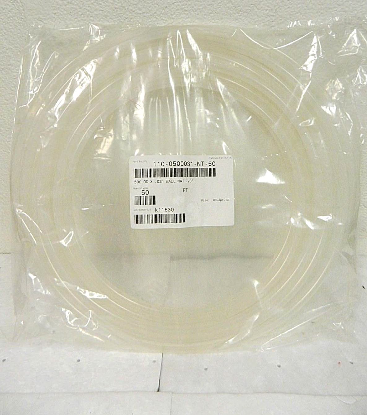 Parker PVDF Tube .500" OD x 0.31" Tube Wall Thickness 50 Ft 110-050003