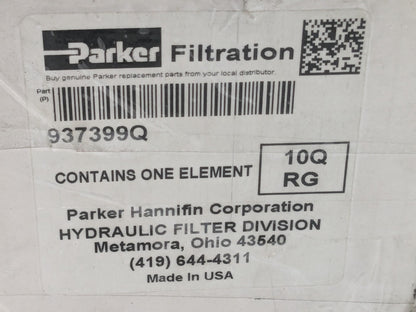 Parker Hydraulic Filter Element Microglass 10 Micron 937399Q