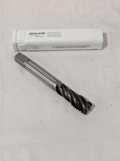 Emuge Spiral Flute Tap: 3/4-10, 4 FL, Modified Bottoming Chamfer CU50C400.5016