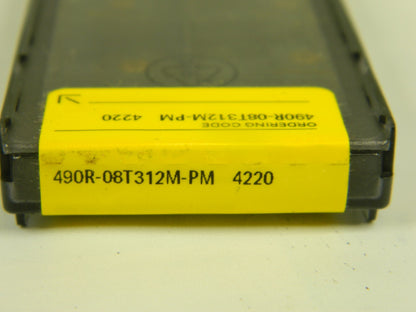 SANDVIK COROMANT 490R08T312MPM 4220 Carbide Milling Insert Qty 10 5762301
