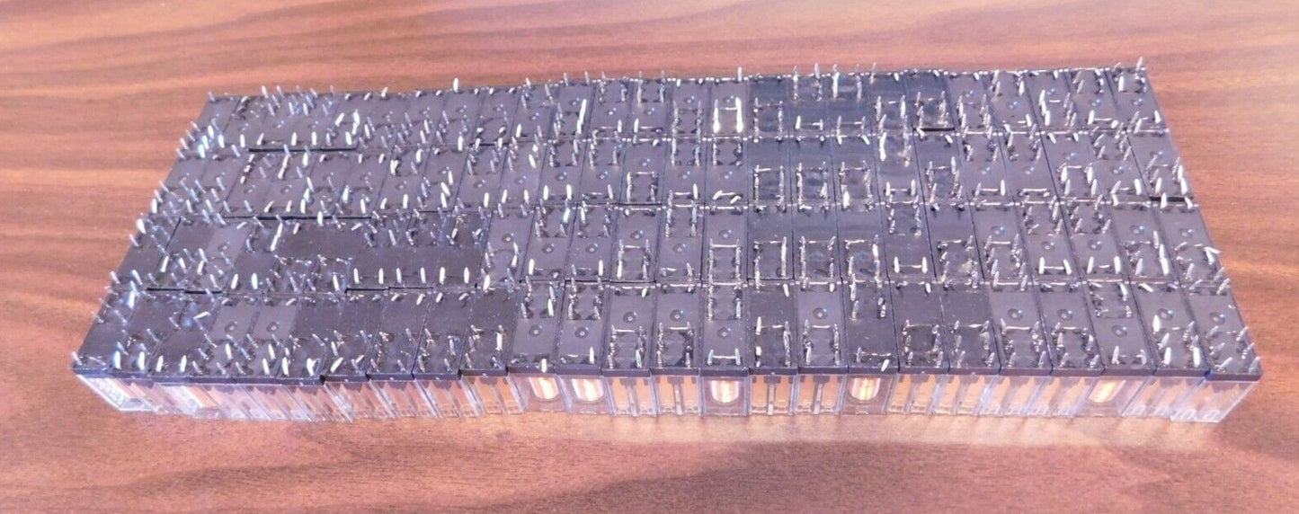 Omron PCB General Purpose Relay DPDT 24CDC Semi-Sealed - LOT OF 100 G2R-2-DC24
