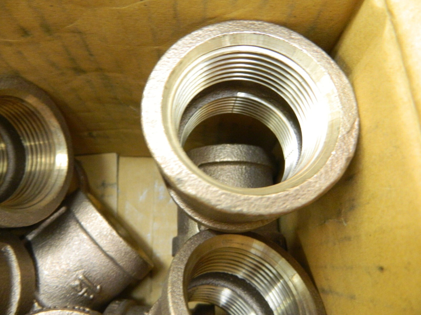 Merit Brass Pipe Coupling 1-1/4" Fitting FBSPT x FBSPT Class 125 Qty 10 XB111-20