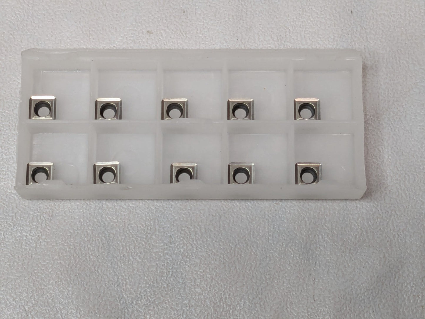 K-Tool Carbide Drilling Inserts 0.187"I.C. Square .082"T QTY 10 SPEB-1