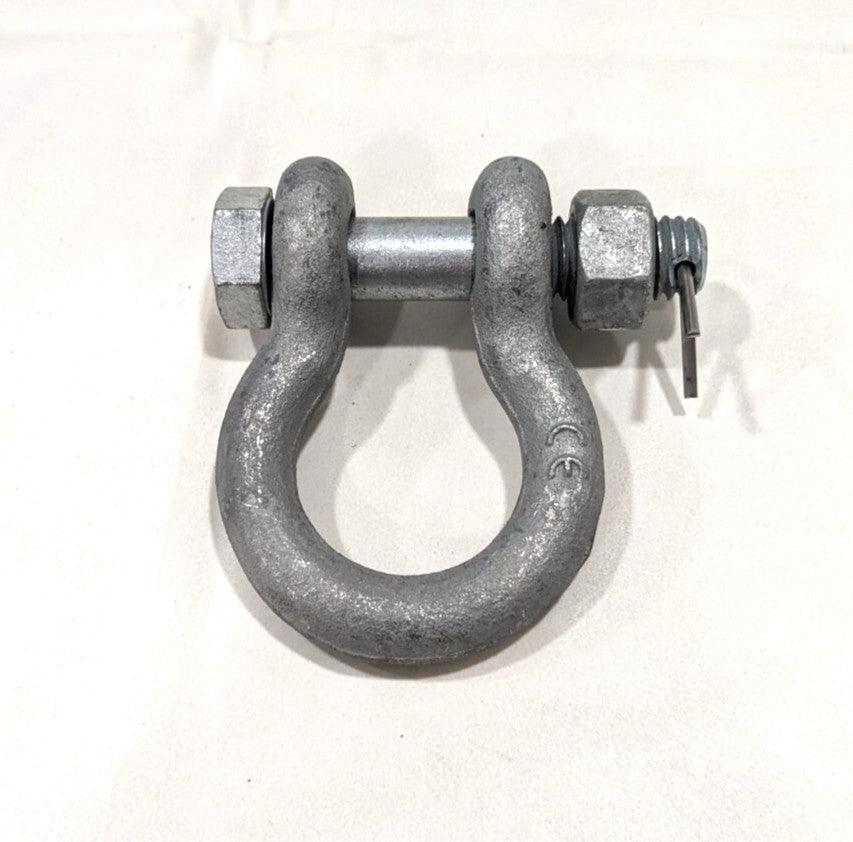 Chicago  1.5Ton Galvanized Anchor Shackle with Bolt Pin  3000LB WLL  20625-9