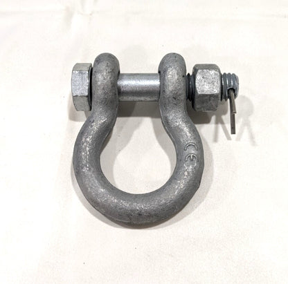 Chicago  1.5Ton Galvanized Anchor Shackle with Bolt Pin  3000LB WLL  20625-9