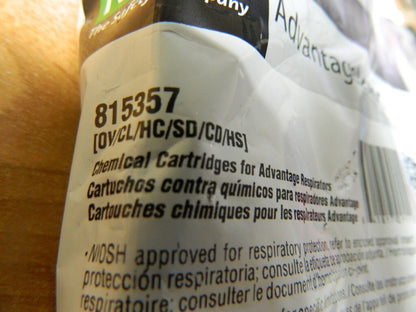MSA  Series Advantage 200, Protects Against Acid Gas, Organic Vapor QTY 4