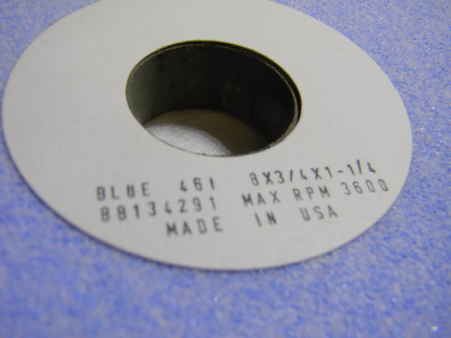 Pro-Grade Aluminum Oxide Surface Grinding Wheel 8" x 3/4" 46 Grit #881
