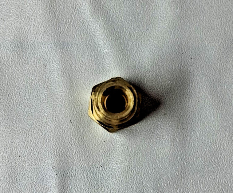 QTY15 Brass Compression Tube Connectors 1/4-18 1/4" 11056-A