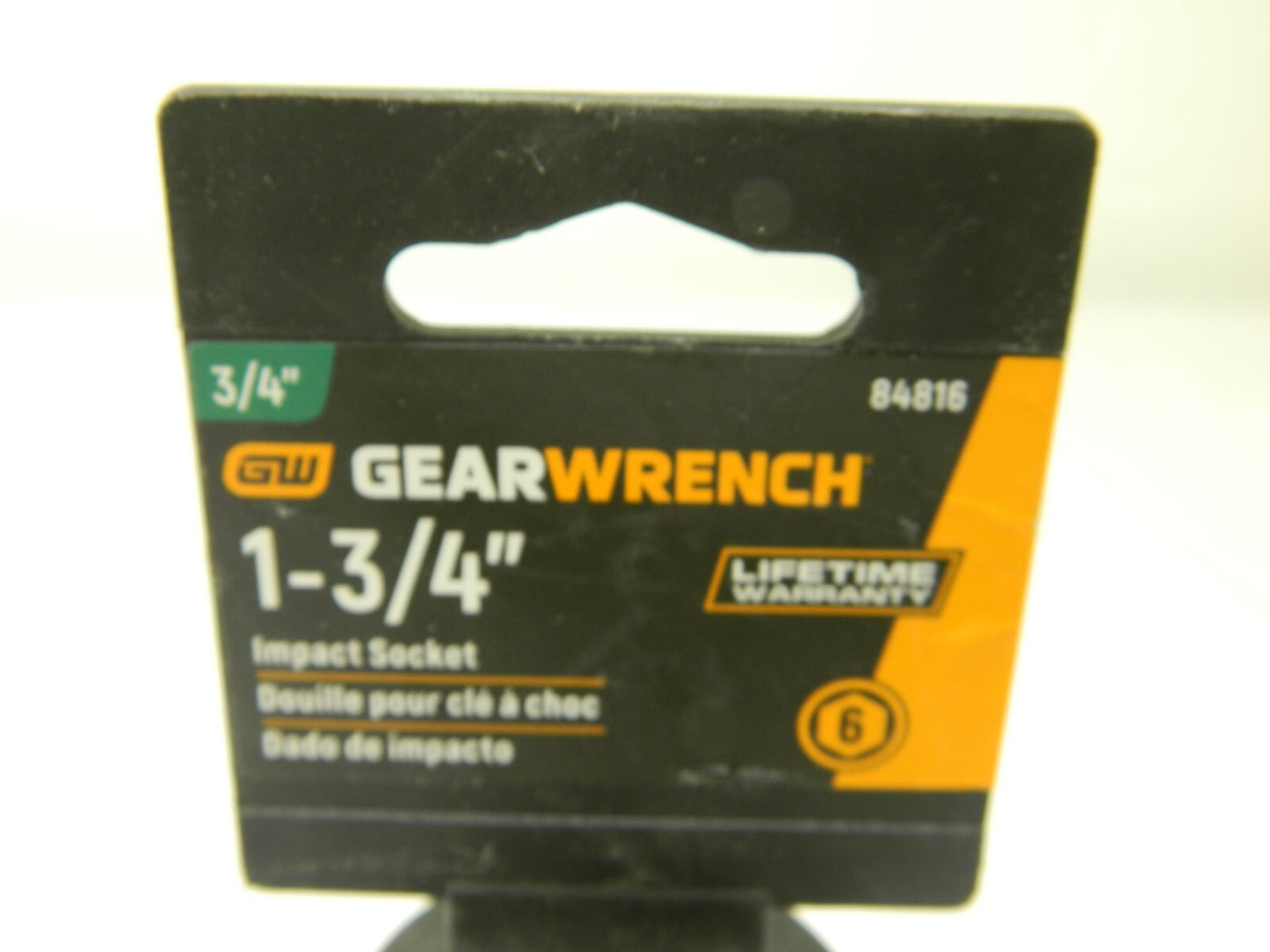 GEARWRENCH Impact Socket: 3/4 Drive, 1.75 Socket 84816