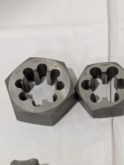 Tap & Die Set: 1/8-27 to 1 - 11-1/2 Taps, 1/8-27 to 1 - 11-1/2 Dies 03959905